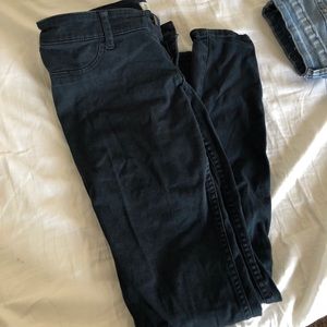 dark navy colored jeggings